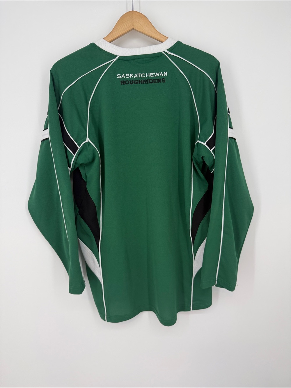 Saskatchewan Roughriders 100 Years Green Hockey Jersey - Picture 3 of 6